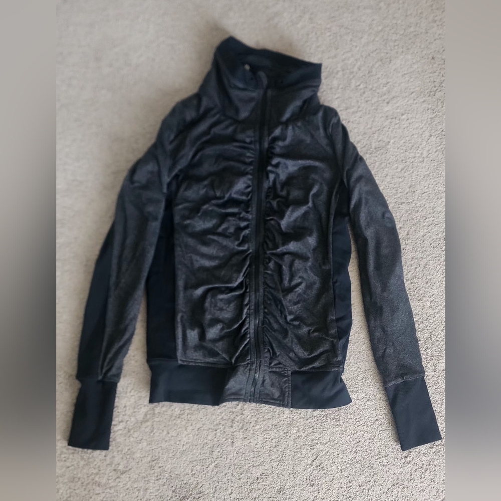 Lululemon Cool Down Reversible Jacket Size 4 Grey… - image 4
